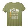 Sonja Vorname Geschenk-Idee Geburtstag - Personalisiertes Namens-T-Shirt für Frauen, perfekt für Geburtstage, Junggesellinnenabschied, Hochzeitstag, Urlaub & Weihnachten