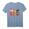 Kawaii Katze Catpuccino T-Shirt – Lustiges Geschenk für Katzen- und Cappuccino-Liebhaber, perfekt für Geburtstage und Feiertage