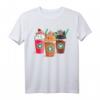 Kawaii Katze Catpuccino T-Shirt – Lustiges Geschenk für Katzen- und Cappuccino-Liebhaber, perfekt für Geburtstage und Feiertage