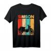 Geschenk für Simson Simme S51 Mopedfahrer - Retro Vintage Oldtimer Zweirad T-Shirt für Fans, Väter & Opas zum Geburtstag & Vatertag