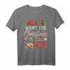 All I Want For Christmas Is Food T-Shirt – Lustiges Weihnachtshemd für Festtagsessen & Geschenkideen