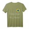 We Are From Ukraine! Sonnenblume Retro Floral Ukrainische Flagge T-Shirt für Patriotische Anlässe & Geschenke