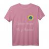 We Are From Ukraine! Sonnenblume Retro Floral Ukrainische Flagge T-Shirt für Patriotische Anlässe & Geschenke
