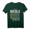 Nicole Vorname Geschenk-Idee Geburtstag - Personalisierte Namensgeschenke & lustiges T-Shirt für Frauen, Mama & beste Freundin