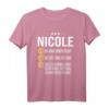 Nicole Vorname Geschenk-Idee Geburtstag - Personalisierte Namensgeschenke & lustiges T-Shirt für Frauen, Mama & beste Freundin
