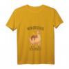 Damen Faultier & Alpaka Schlafshirt mit V-Ausschnitt – Lustiges und bequemes Geschenk für Geburtstag & Weihnachten