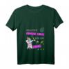 Damen JGA Party T-Shirt mit V-Ausschnitt – Lustiges Unicorn Gruppenshirt für Junggesellinnenabschied, Polterabend & Hochzeit