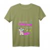 Damen JGA Party T-Shirt mit V-Ausschnitt – Lustiges Unicorn Gruppenshirt für Junggesellinnenabschied, Polterabend & Hochzeit