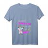 Damen JGA Party T-Shirt mit V-Ausschnitt – Lustiges Unicorn Gruppenshirt für Junggesellinnenabschied, Polterabend & Hochzeit