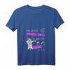 Damen JGA Party T-Shirt mit V-Ausschnitt – Lustiges Unicorn Gruppenshirt für Junggesellinnenabschied, Polterabend & Hochzeit