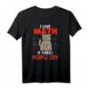 I Love Math It Makes People Cry Mathe Lehrer T-Shirt mit Katze – Humorvolles Geschenk für Lehrer und Matheliebhaber