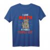 I Love Math It Makes People Cry Mathe Lehrer T-Shirt mit Katze – Humorvolles Geschenk für Lehrer und Matheliebhaber