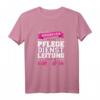 Damen Pflegedienstleitung T-Shirt - Ich bin keine Superheldin, aber nah dran - Geschenk für Pflegekräfte zum Geburtstag, Weihnachten & Jubiläum