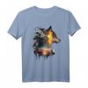 Wolf Tierliebhaber T-Shirt – Perfektes Geschenk für Tierfreunde und Familien, die Wölfe und Tiere lieben