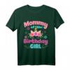 Mommy of The Birthday Girl Unicorn Flower T-Shirt – Perfektes Geschenk für Mütter, Schwestern, Tanten & Familienfeiern zu Geburtstag, Muttertag, Weihnachten & Neujahr