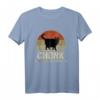 Vintage Chonk Cat Meme - Oh Lawd He Comin T-Shirt | Lustiges Katzen Meme Geschenk für Freunde & Katzenliebhaber
