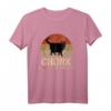 Vintage Chonk Cat Meme - Oh Lawd He Comin T-Shirt | Lustiges Katzen Meme Geschenk für Freunde & Katzenliebhaber