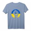 Ukraine Flagge Faust T-Shirt – Stolzes ukrainisches Patriotismus-Design für Frauen, Männer & Kinder, perfekt für Fans & Unterstützer