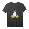 Linux Mascot Tux the Penguin Black T-Shirt – Perfektes Nerd- und IT-Geschenk für Programmierer, Hacker und Tech-Enthusiasten