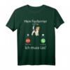 Mein Foxterrier ruft an Drahthaar-Foxterrier T-Shirt - Humorvolles Hundemotiv für Foxterrier Besitzer und Züchter