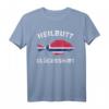 Heilbutt Glücksshirt mit Norwegen Flagge – Angler Reise Geschenk für Norwegen-Fans, Fischliebhaber & Natururlauber