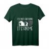It's Not Cartoons It's Anime - Lustiges Anime Spruch T-Shirt für Fans, Kinder & Erwachsene, Das perfekte Geschenk für Manga und Japan Fans