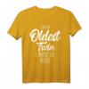 Twins Matching Shirt für Geburtstag & Geschwister - Lustiges Oldest Twin T-Shirt mit Spruch für Bruder oder Schwester