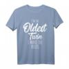 Twins Matching Shirt für Geburtstag & Geschwister - Lustiges Oldest Twin T-Shirt mit Spruch für Bruder oder Schwester