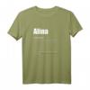 Alina Name Vorname Geschenk T-Shirt – Persönliches Geburtstagsgeschenk für Alina Fans & Liebhaber