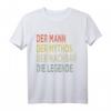Lustiges Nachbar T-Shirt mit Spruch - Der Mann der Mythos der Nachbar, witziges Geschenk für Nachbarn