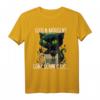 Guten Morgen? Ganz dünnes Eis... Böse Katze & Kaffee T-Shirt - Humorvolles Shirt für Morgenmuffel und Katzenliebhaber