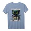 Guten Morgen? Ganz dünnes Eis... Böse Katze & Kaffee T-Shirt - Humorvolles Shirt für Morgenmuffel und Katzenliebhaber