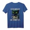 Guten Morgen? Ganz dünnes Eis... Böse Katze & Kaffee T-Shirt - Humorvolles Shirt für Morgenmuffel und Katzenliebhaber