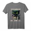 Guten Morgen? Ganz dünnes Eis... Böse Katze & Kaffee T-Shirt - Humorvolles Shirt für Morgenmuffel und Katzenliebhaber