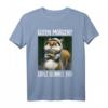 Guten Morgen? Ganz dünnes Eis! Lustiges Kaffee Spruch T-Shirt für Morgenmuffel, Schichtarbeiter & Katzenliebhaber