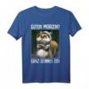 Guten Morgen? Ganz dünnes Eis! Lustiges Kaffee Spruch T-Shirt für Morgenmuffel, Schichtarbeiter & Katzenliebhaber