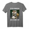 Guten Morgen? Ganz dünnes Eis! Lustiges Kaffee Spruch T-Shirt für Morgenmuffel, Schichtarbeiter & Katzenliebhaber
