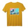 The Great Wave off Kanagawa - Grunge Aesthetic T-Shirt, Japanische Kunst & Vaporwave Style für kreative Looks