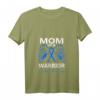 Damen Mom Of A Warrior Diabetes Awareness T1D T2D Engelsflügel T-Shirt mit V-Ausschnitt – Unterstützung für Diabetes-Krieger & Überlebende