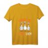 Damen Verrückte Gänse Lady Gänse T-Shirt mit V-Ausschnitt – Lustiges Geschenk für Bäuerinnen, Gänsebesitzerinnen & Tierliebhaber zu Geburtstag & Weihnachten