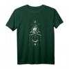 Templar - Totenkopf und Schwert T-Shirt mit Okkulter Sacred Geometrie - Gothic, Esoterik & Magie Design