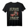 Jesus Is My Savior Trump Is My President Trump 2024 Election T-Shirt – Patriotisches Supporter-Shirt für Trump Anhänger & Wähler