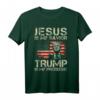Jesus Is My Savior Trump Is My President Trump 2024 Election T-Shirt – Patriotisches Supporter-Shirt für Trump Anhänger & Wähler