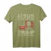 Jesus Is My Savior Trump Is My President Trump 2024 Election T-Shirt – Patriotisches Supporter-Shirt für Trump Anhänger & Wähler