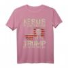 Jesus Is My Savior Trump Is My President Trump 2024 Election T-Shirt – Patriotisches Supporter-Shirt für Trump Anhänger & Wähler
