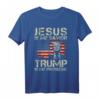 Jesus Is My Savior Trump Is My President Trump 2024 Election T-Shirt – Patriotisches Supporter-Shirt für Trump Anhänger & Wähler