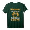 Über Züge reden - Zug-Fans & Eisenbahner Geschenk T-Shirt für Eisenbahner, Lokführer & Modellbahnliebhaber