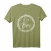 Gender Reveal Announcement Item Flower Design It's a Boy T-Shirt – Perfekt für Baby Geschlecht Enthüllung und Party Zubehör