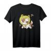 Cute Kawaii Anime Cat With Frog Costume T-Shirt - Japanese Aesthetic Casual Wear for Anime & Kawaii Fans, Perfect for Men, Women & Children, 40th Birthday Gift