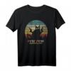 Pew Pew Madafakas Vintage verrückte Katze lustiges Grafik T-Shirt – Perfektes Geschenk für Geburtstag, Vatertag, Muttertag & mehr
